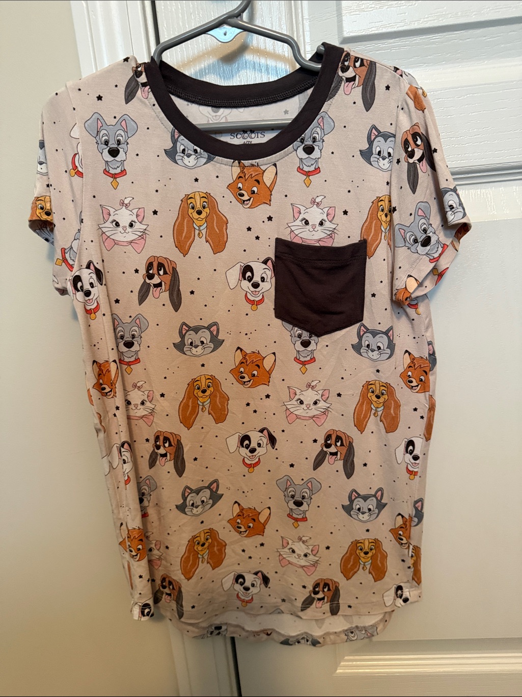Scoots Bamboo Pet Pals Pocket T-Shirt